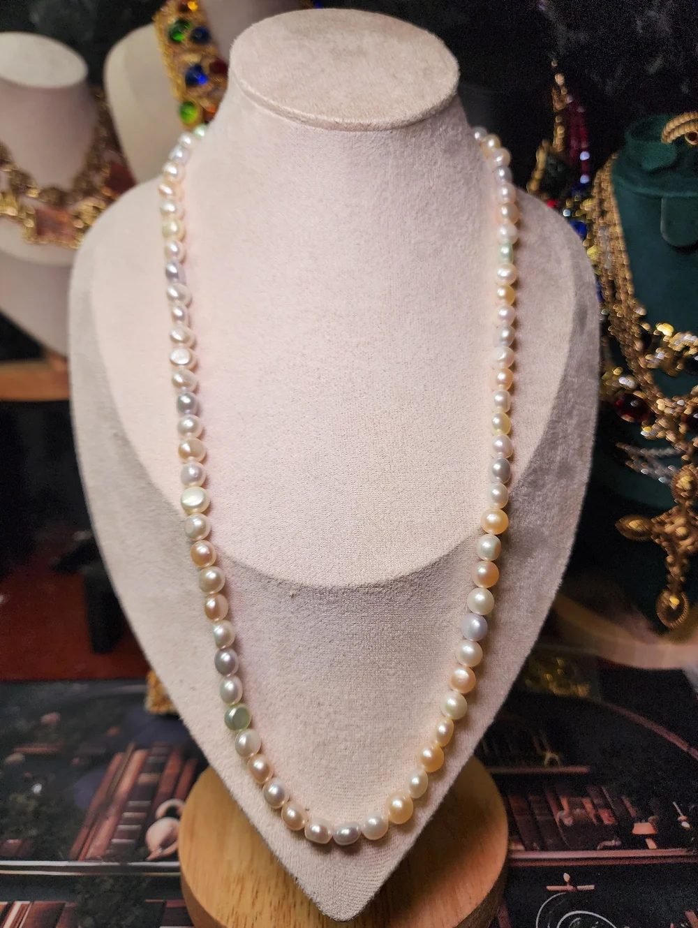 Reseller Freshwater Pearl Necklace Lot Of 4 - Picture 6 of 7